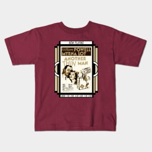 Another Thin Man (Sepia/Frame) Kids T-Shirt